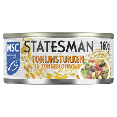 pdp-image-Statesman Tonijn stukken in zonnebloemolie