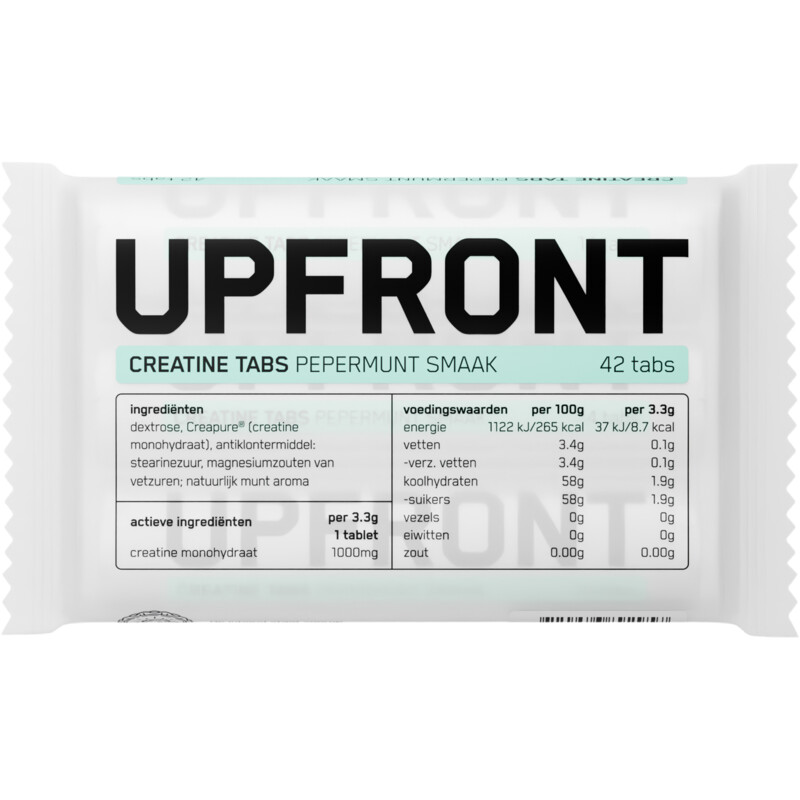 Upfront Creatine tabs pepermunt smaak