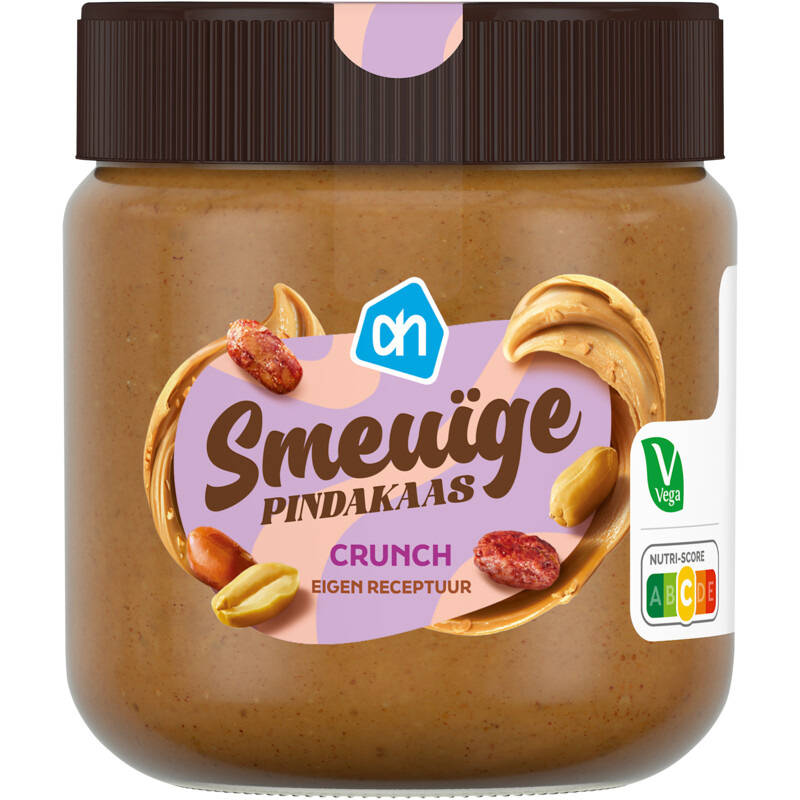 Een afbeelding van AH Smeuïge pindakaas met honing