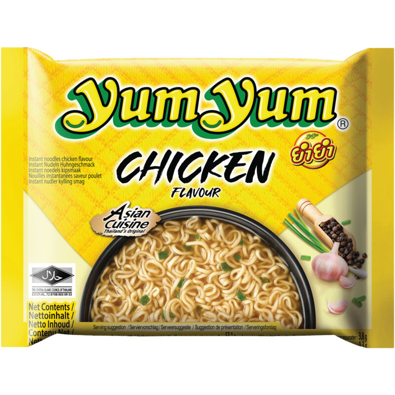 Yum Yum Chicken flavour instant noodles