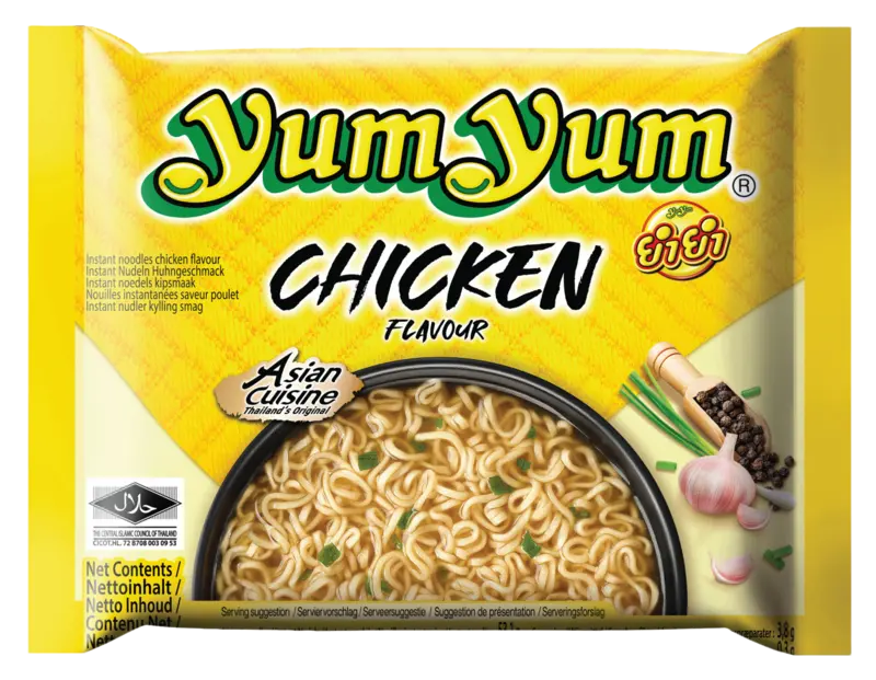 Yum Yum Chicken flavour instant noodles