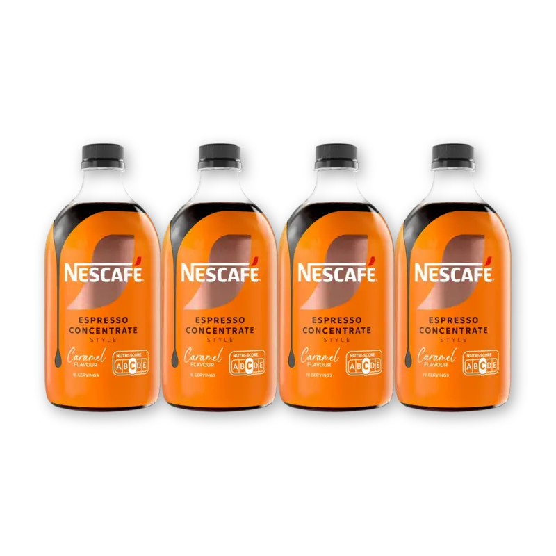 Nescafé Espresso concentrate caramel 4-pack