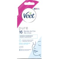 Een afbeelding van Veet Pure gezicht wax strips gevoelige huid