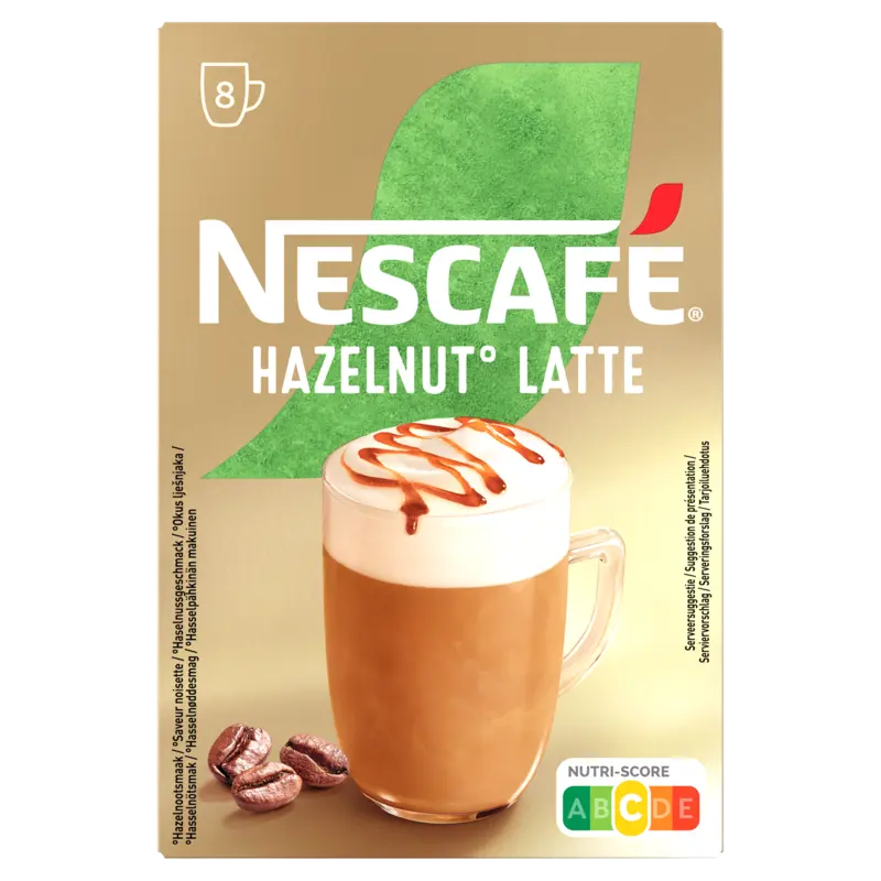 Nescafé Hazelnut latte oploskoffie