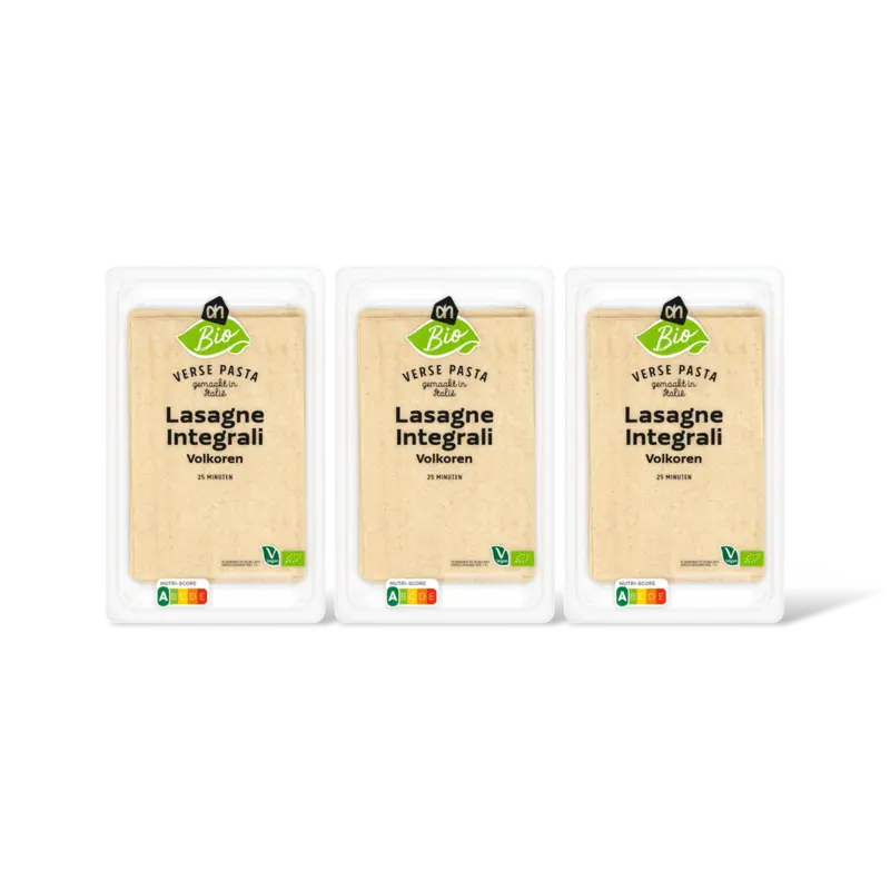 AH Biologisch Lasagne volkoren 3-pack