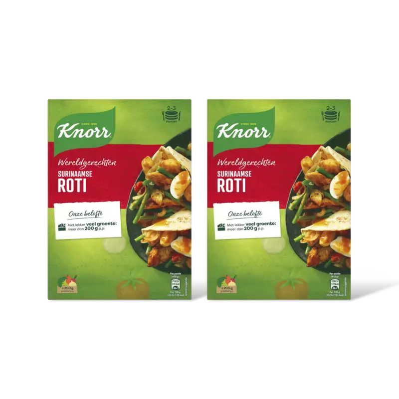 Knorr Wereldgerechten Surinaamse roti 2-pack