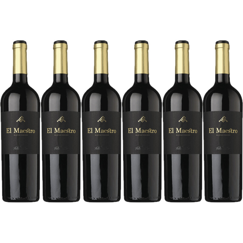 Een afbeelding van El Maestro Rood 6 flessen