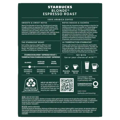pdp-image-Starbucks Nespresso blonde espresso roast capsules