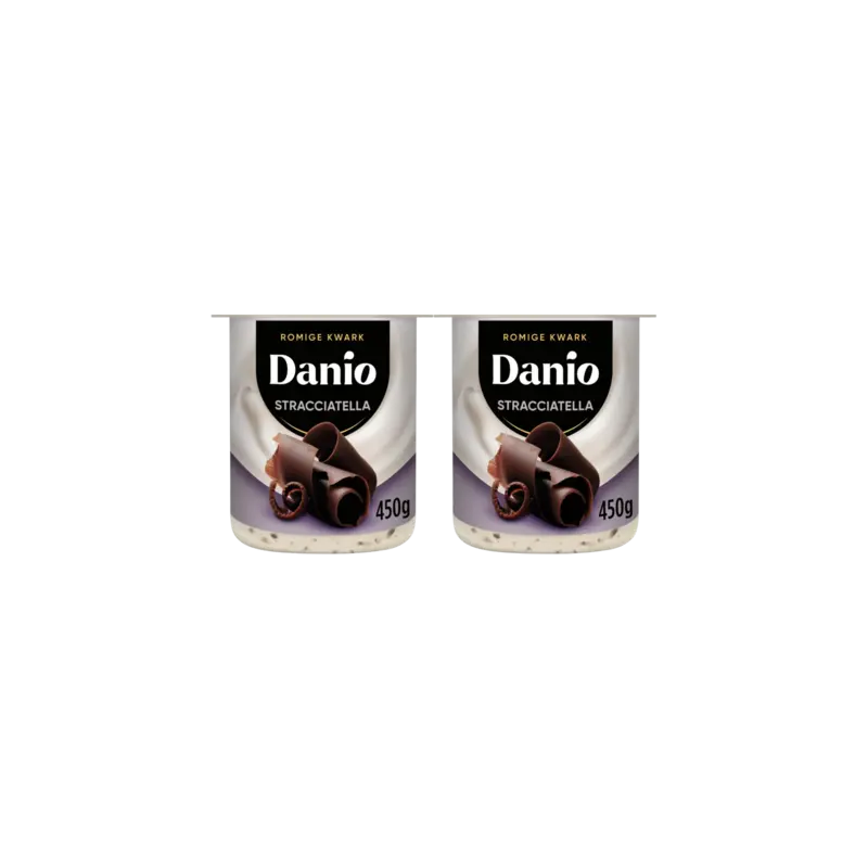 Danio Romige kwark stracciatella 2-pack