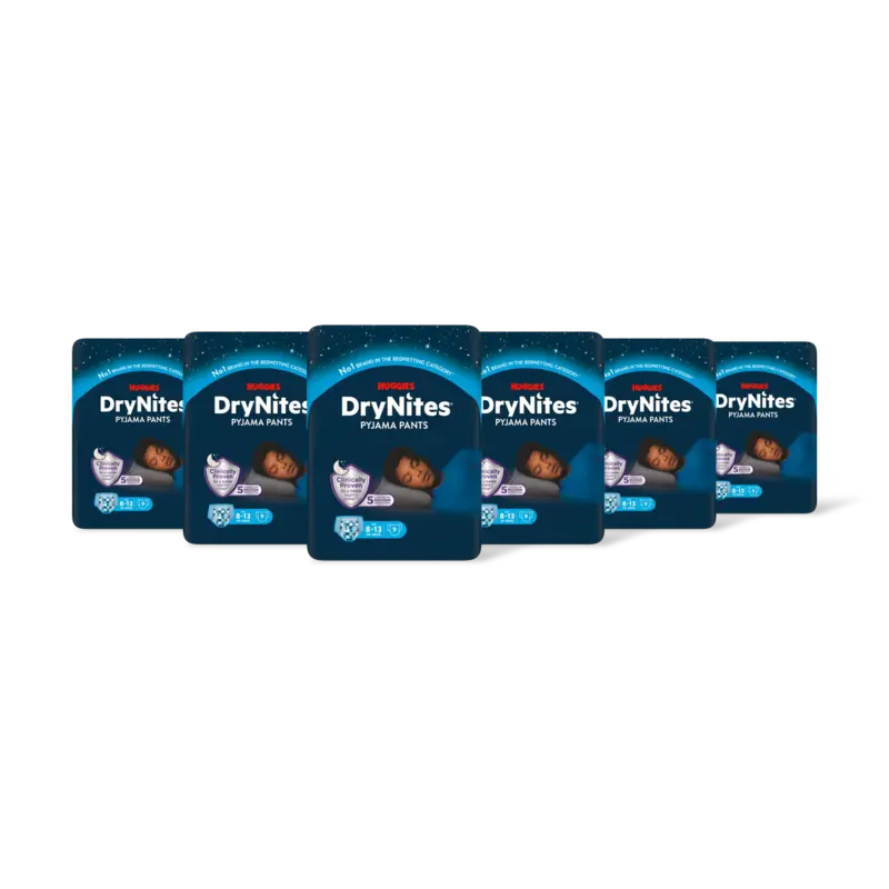 DryNites luierbroek jongen 8-13 jr 6pck
