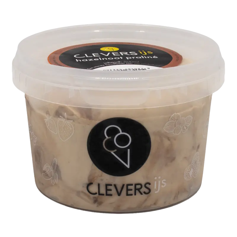 Clevers Hazelnoot praliné ijs