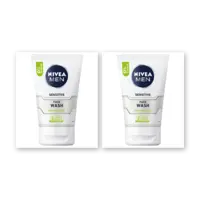 NIVEA Men sensitive gezichtsreiniger gel 2-pck