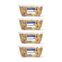 AH Ongezouten macadamia's geroosterd 4-pack