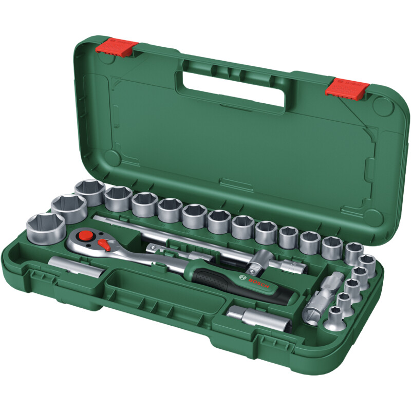 Een afbeelding van Bosch 0.5 Ratelset 25 stuks