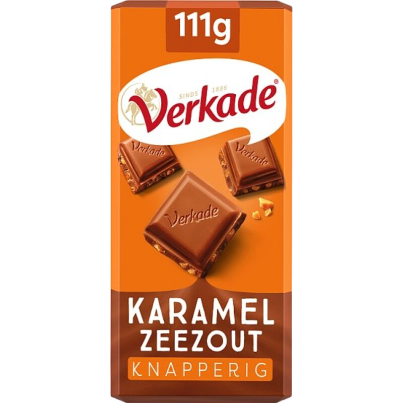 Een afbeelding van Verkade Tablet krokante karamel/zeezout