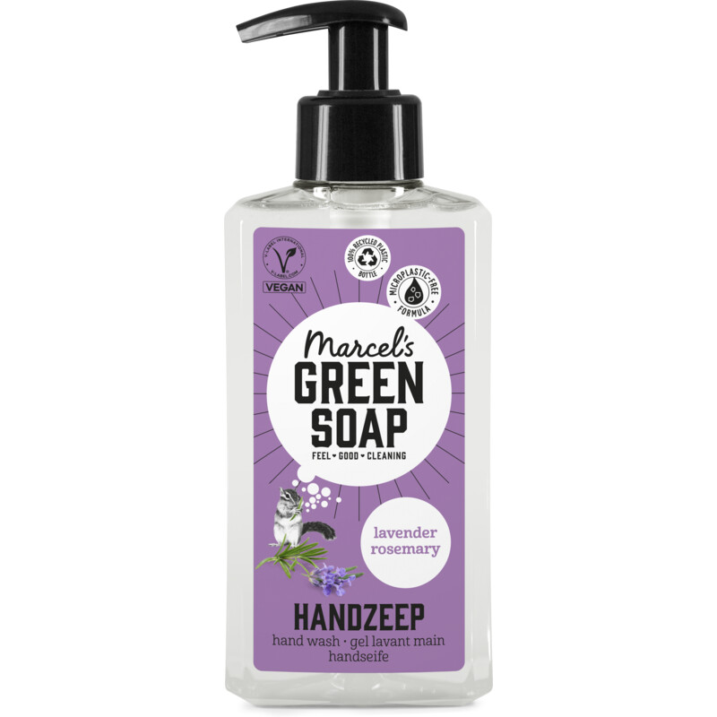Een afbeelding van Marcel's Green Soap Handzeep lavender & rosemary