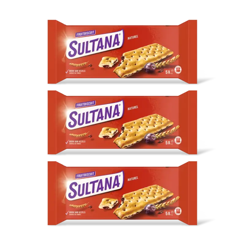Fruitbiscuit naturel 3-pack