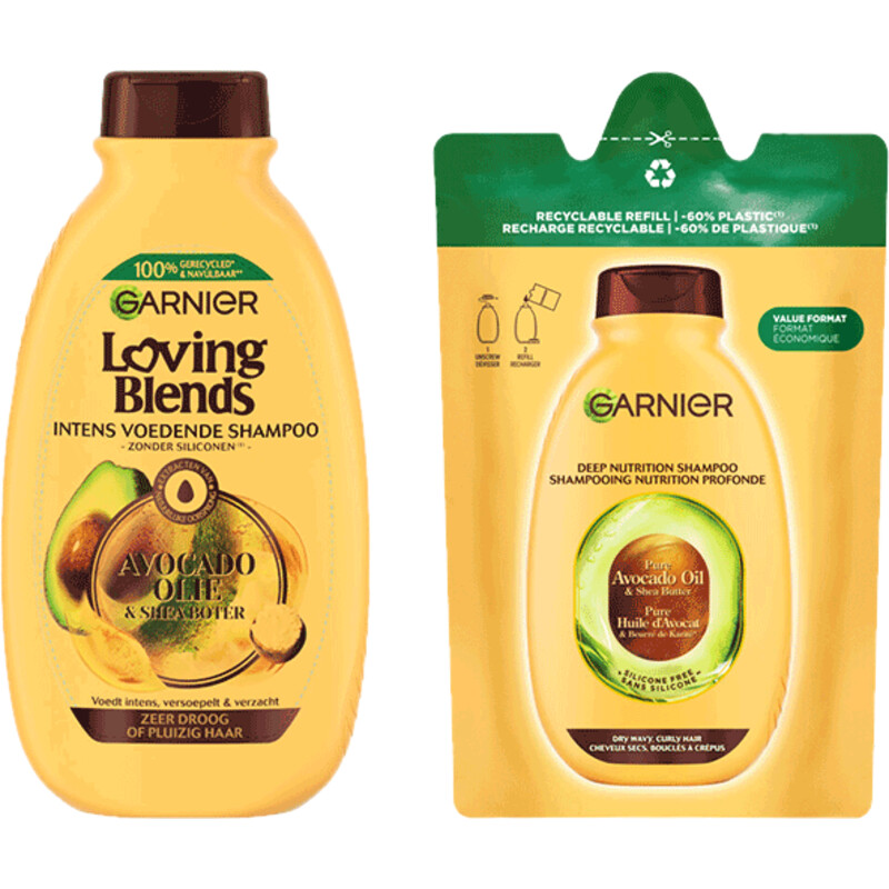 Een afbeelding van Loving Blends Krul Shampoo Refill pakket