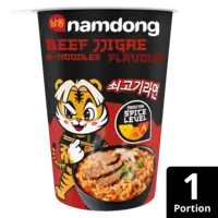 Namdong Beef jjigae k-noodles flavour