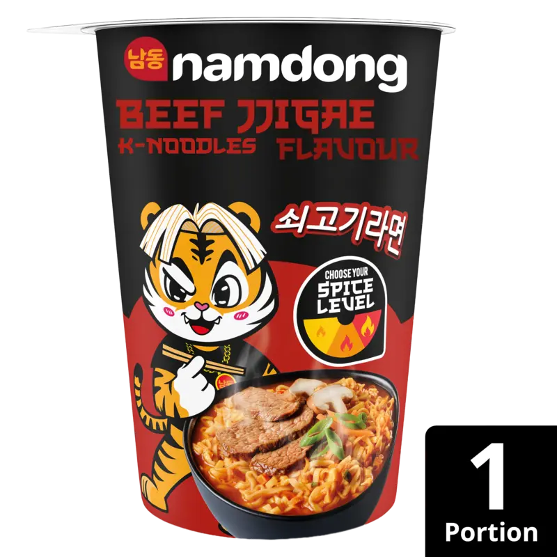 Beef jjigae k-noodles flavour