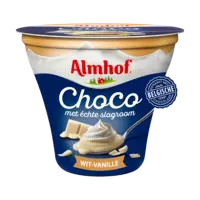 Almhof Choco met echte slagroom wit-vanille