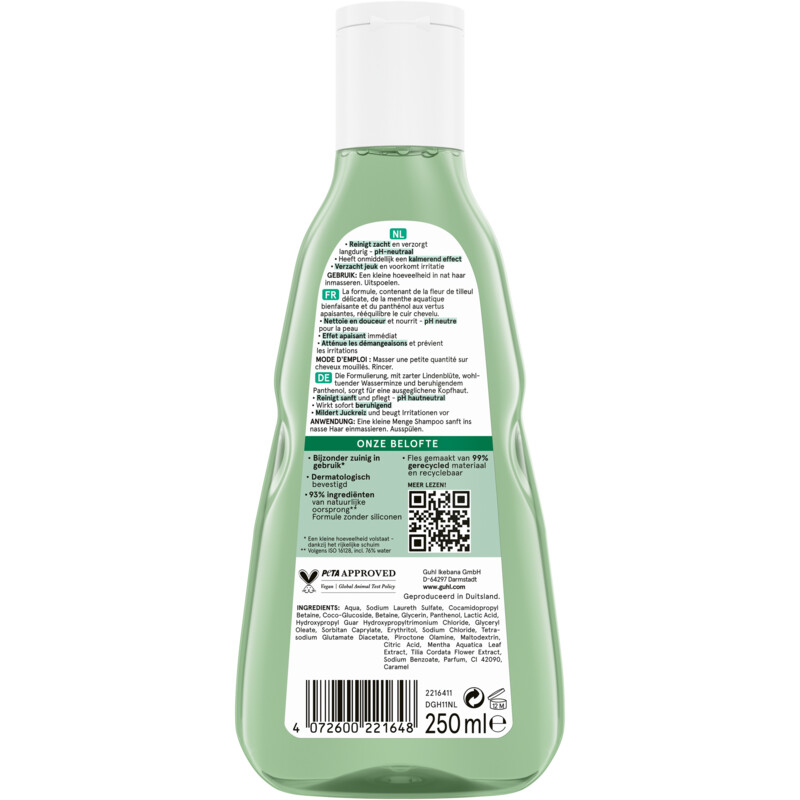 Een afbeelding van Guhl Sensitive shampoo