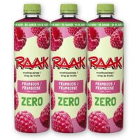 Raak Vruchtensiroop frambozen zs 3-pack
