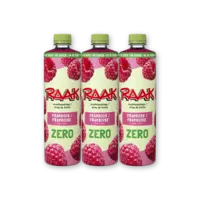 Raak Vruchtensiroop frambozen zs 3-pack