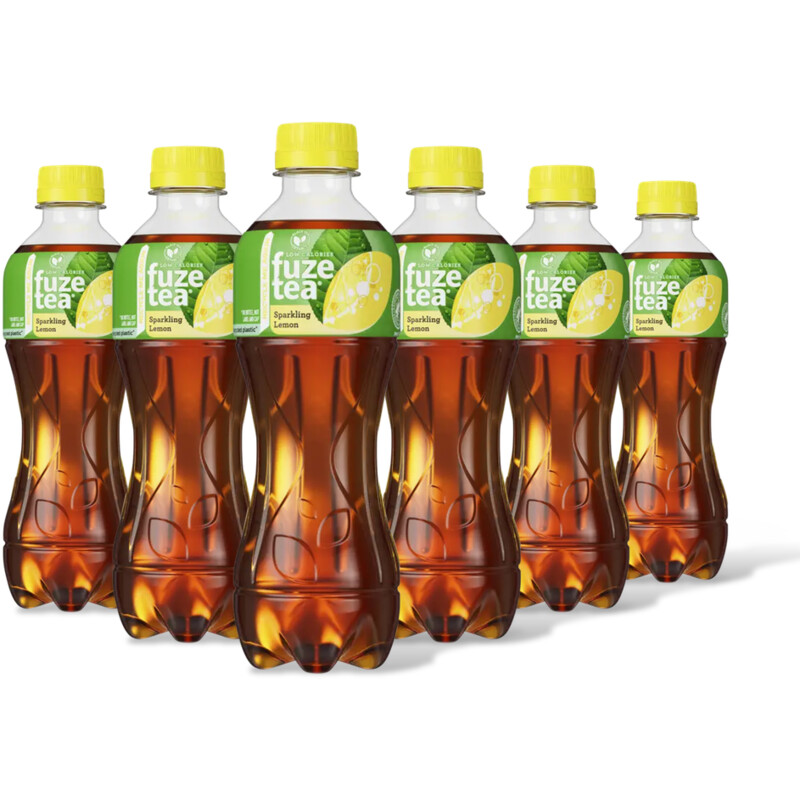 Fuze Tea Sparkling black tea 6-pack