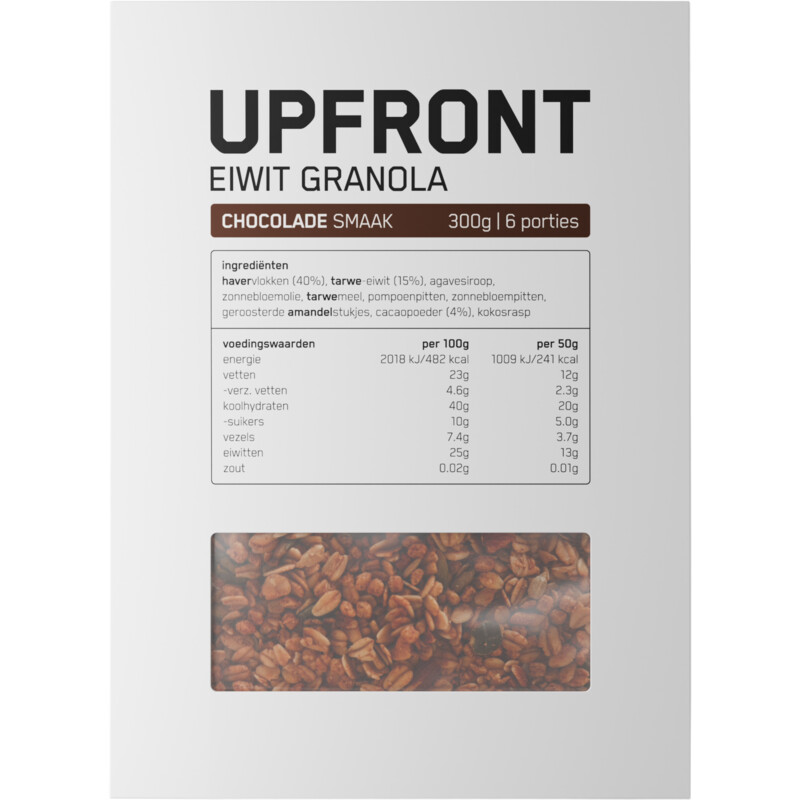 Een afbeelding van Upfront Eiwit granola chocolade smaak