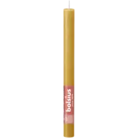 Bolsius Dinerkaars rustiek okergeel 27cm