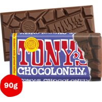 Een afbeelding van Tony's Chocolonely Reep donkere melk pretzel toffee