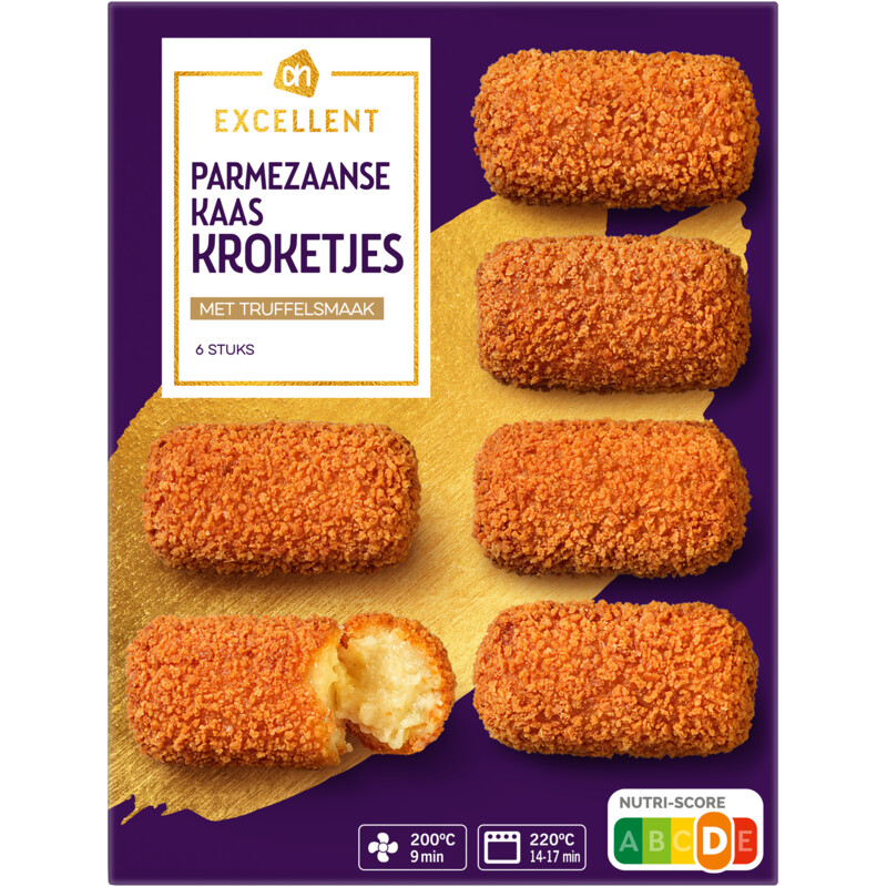 Een afbeelding van AH Excellent Parmezaanse kaaskroketjes met truffel