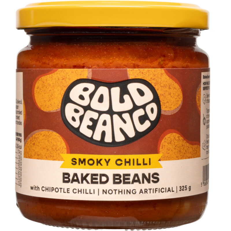 Een afbeelding van Bold Bean Co Gebakken bonen in smokey chili saus