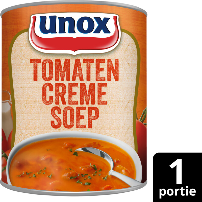 Een afbeelding van Unox Tomaten cremesoep