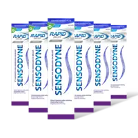 Sensodyne Rapid relief whitening tandpasta 6-pack