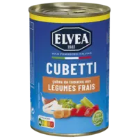 Elvea Cubetti tomatenblokje verse groenten BEL