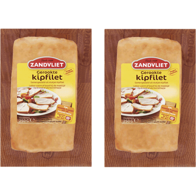 Een afbeelding van Zandvliet gerookte kipfilet 2-pack
