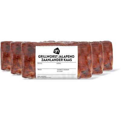pdp-image-AH Grillworst jalapeno Zaanlander kaas 5-pk
