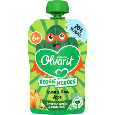 pdp-image-Olvarit Knijpfruit spinazie kiwi appel 6m+