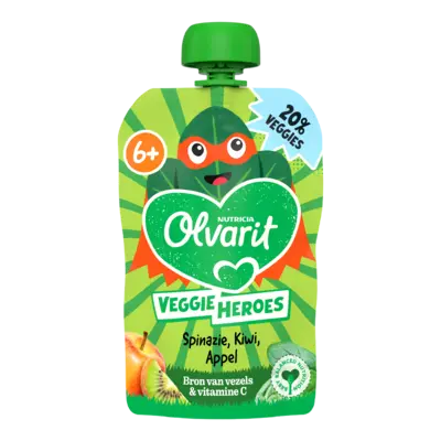 pdp-image-Olvarit Knijpfruit spinazie kiwi appel 6m+