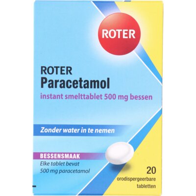 pdp-image-Roter Paracetamol 500 mg smelttabletten