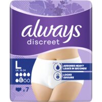 Always Discreet normal broekjes maat L
