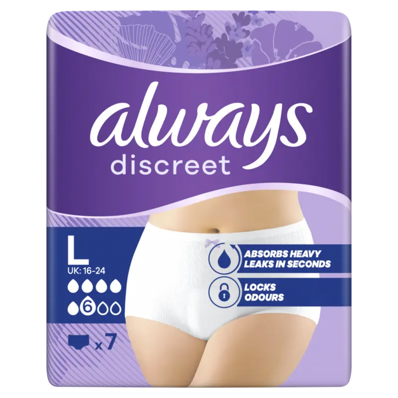 Discreet normal broekjes maat L