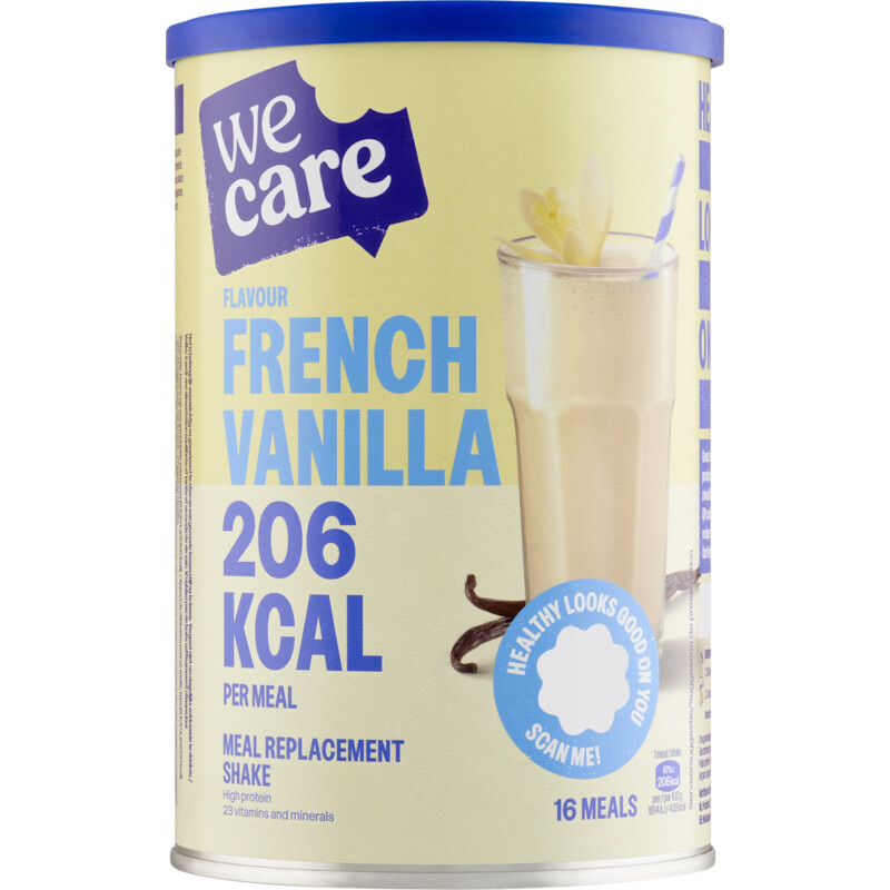 Een afbeelding van Wecare Meal replacement shake french vanilla