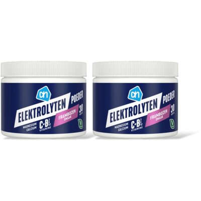 pdp-image-AH Elektrolyten poeder frambozen smaak 2-pk