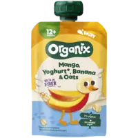 Organix Nutri fiber mango, yoghurt, banana 12m+