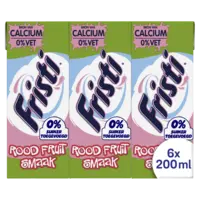 Fristi Rood fruit 0% suiker toegevoegd 6-pack