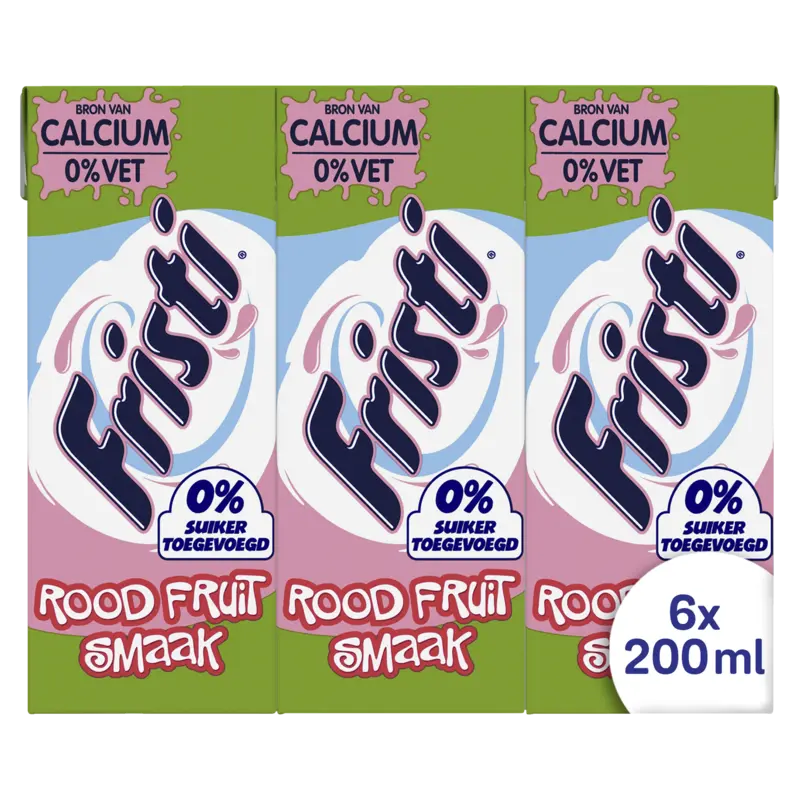 Rood fruit 0% suiker toegevoegd 6-pack