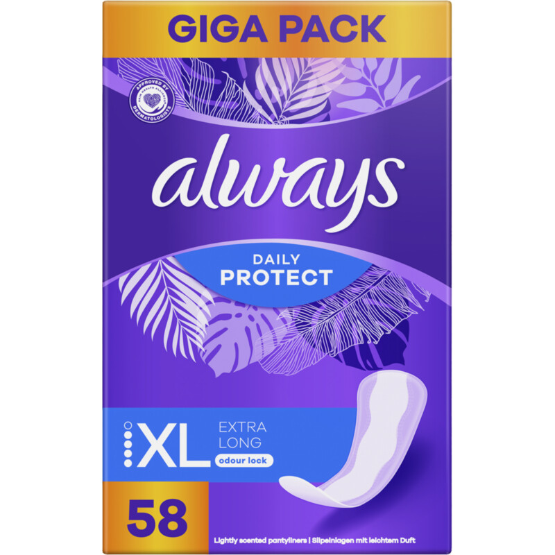 Always Dailies long plus inlegkruisjes gigapack